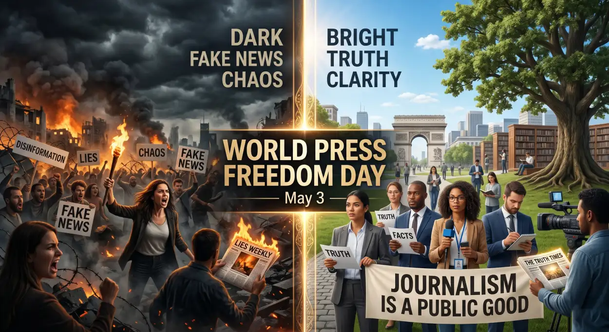 Free Download Journalism Day Png Images Free - High Quality World Press Freedom Day 2026 Transparent PNG
