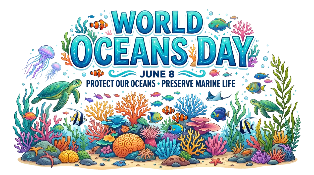 Free Download June 8 World Oceans Day Facebook Post Png - High Quality World Oceans Day Png Transparent PNG