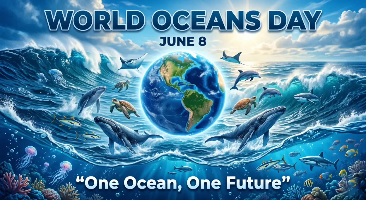 Free Download June 8 World Oceans Day Social Media Post - High Quality World Oceans Day Social Media Post Image