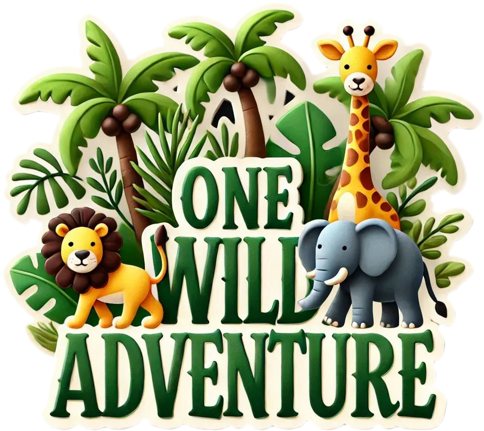 Jungle Animal-themed 1st Birthday Cake Png Design - Royalty Free 1st Birthday Cake Png Image | Pngmagic Free Download Jungle Animal-themed 1st Birthday Cake Png Design - High Quality 1st Birthday Cake Png PNG Image