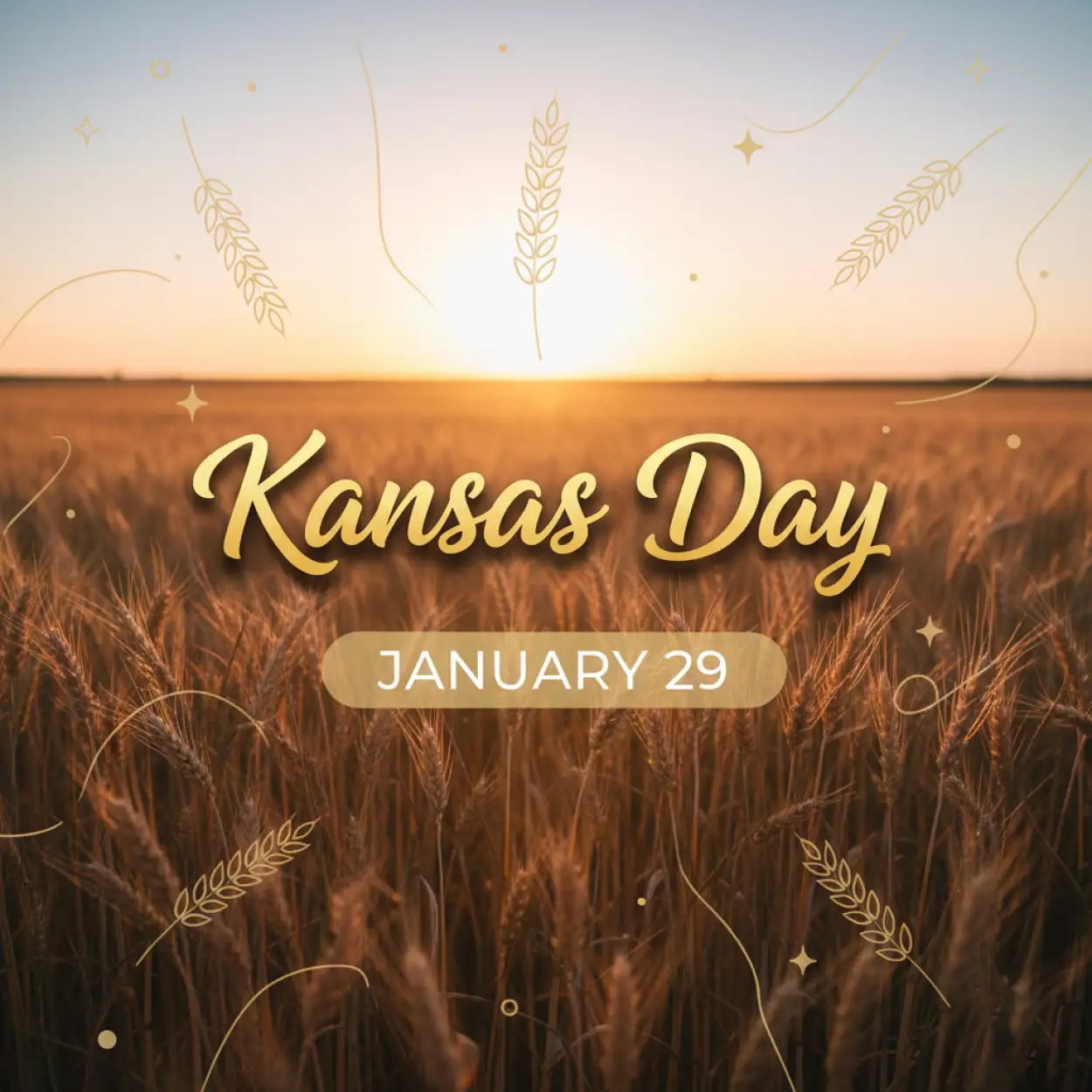 Free Download Kansas Day Artistic Background - High Quality Kansas Day Background
