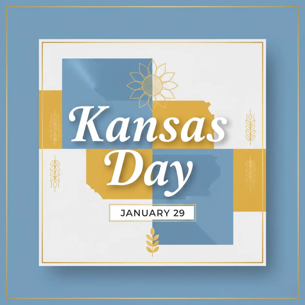Free Download Kansas Day Branding Design - High Quality Kansas Day Background