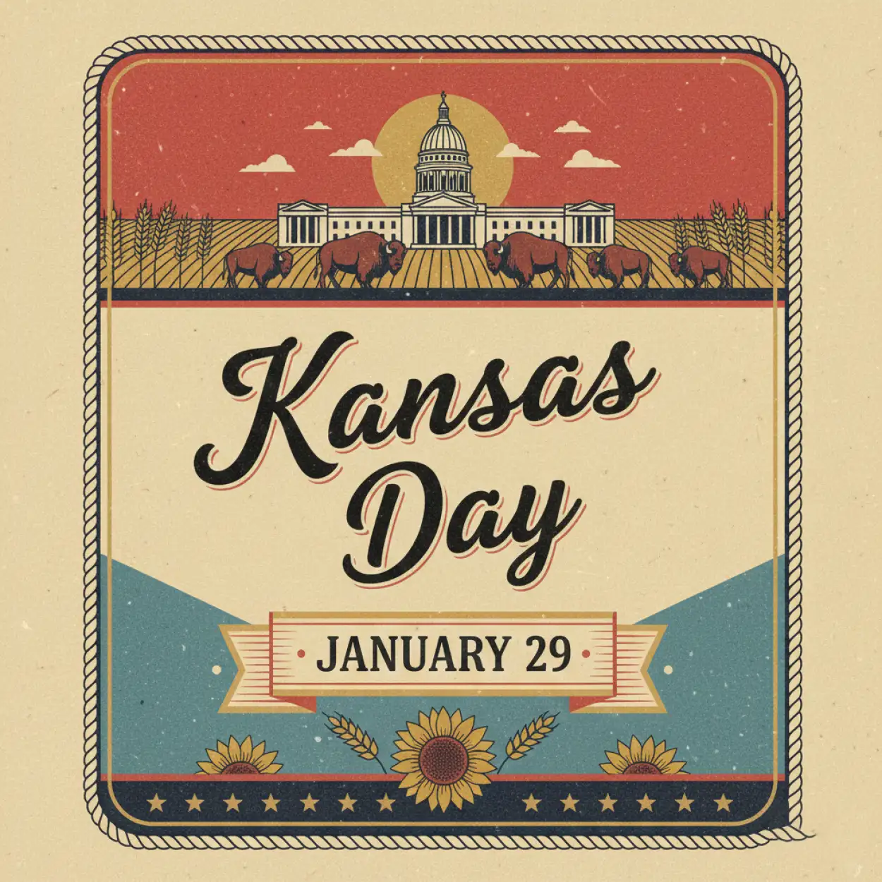 Kansas Day Creative Poster Design - Royalty Free Kansas Day Image | Pngmagic Free Download Kansas Day Creative Poster Design - High Quality Kansas Day Background