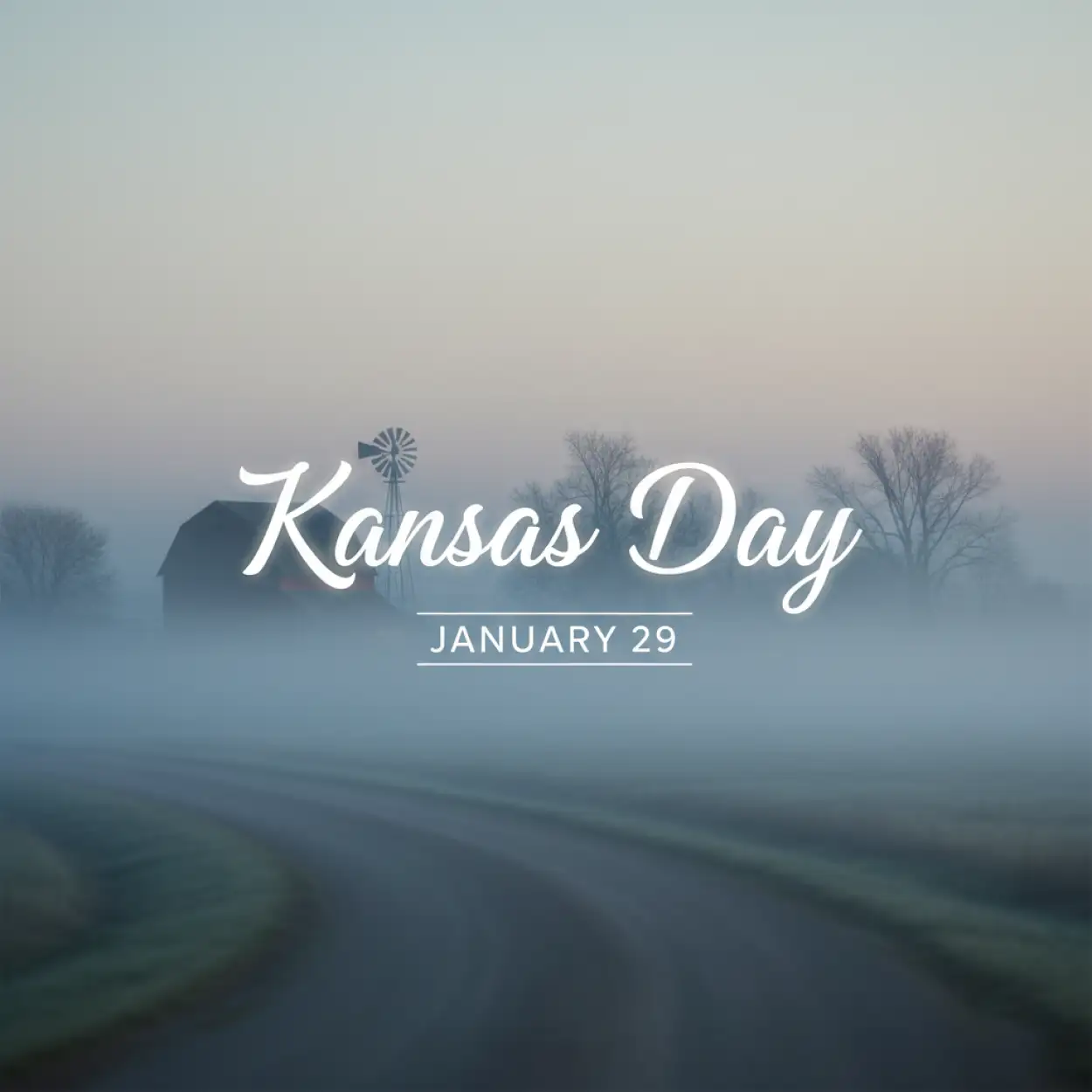 Free Download Kansas Day Simple Clean Design - High Quality Kansas Day Background