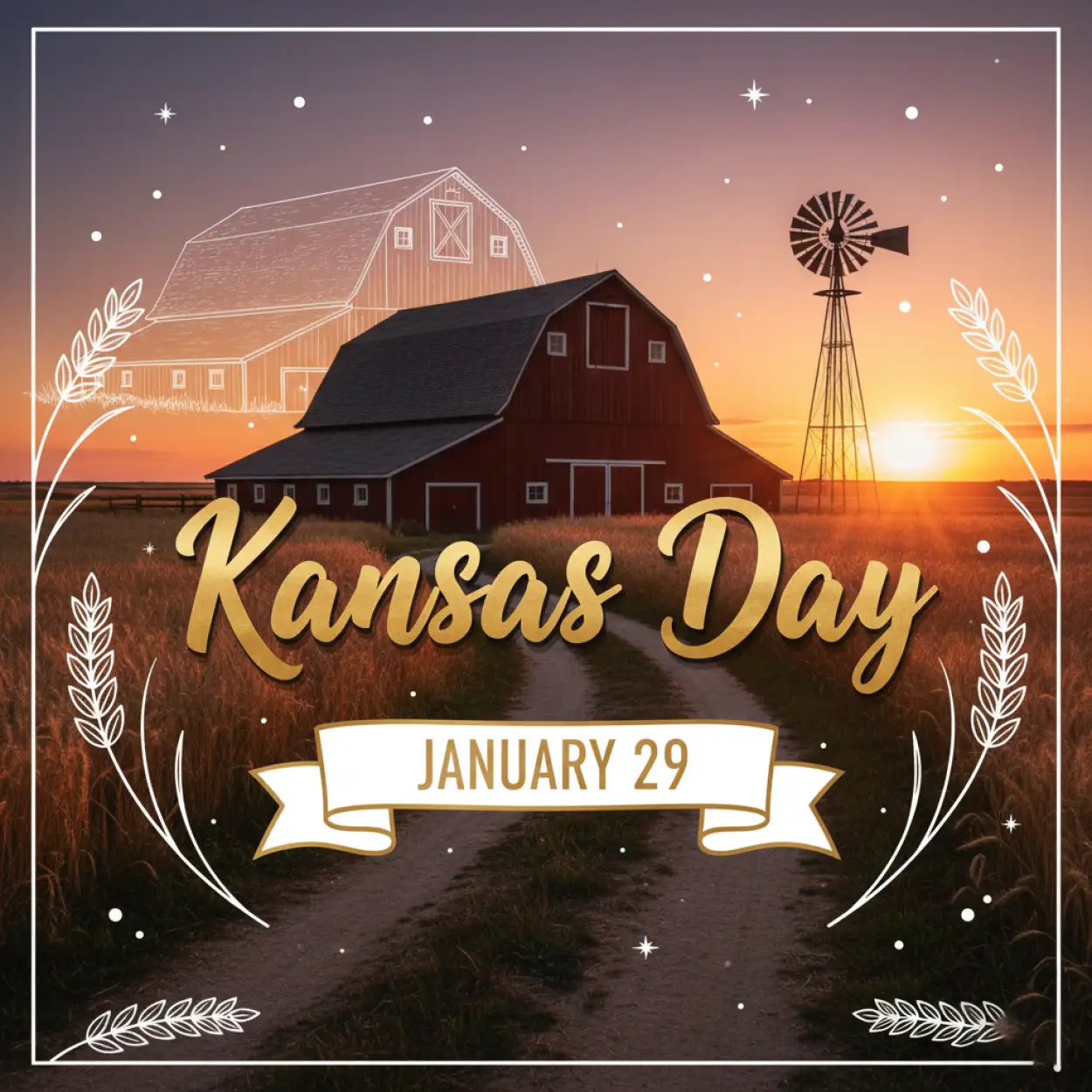 Kansas Day Vector Illustration - Royalty Free Kansas Day Image | Pngmagic Free Download Kansas Day Vector Illustration - High Quality Kansas Day Background