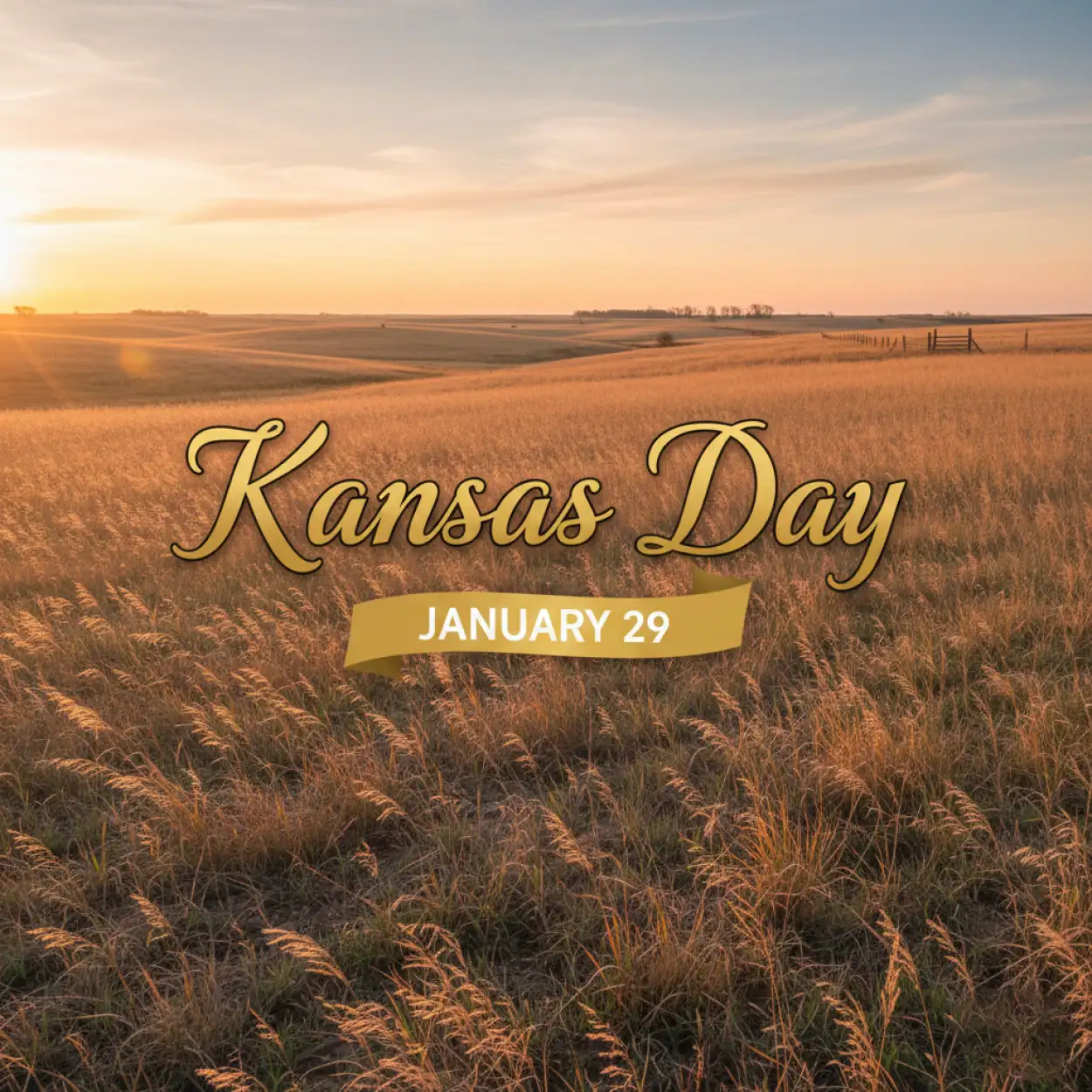 Free Download Kansas Day Wishes - High Quality Kansas Day Background