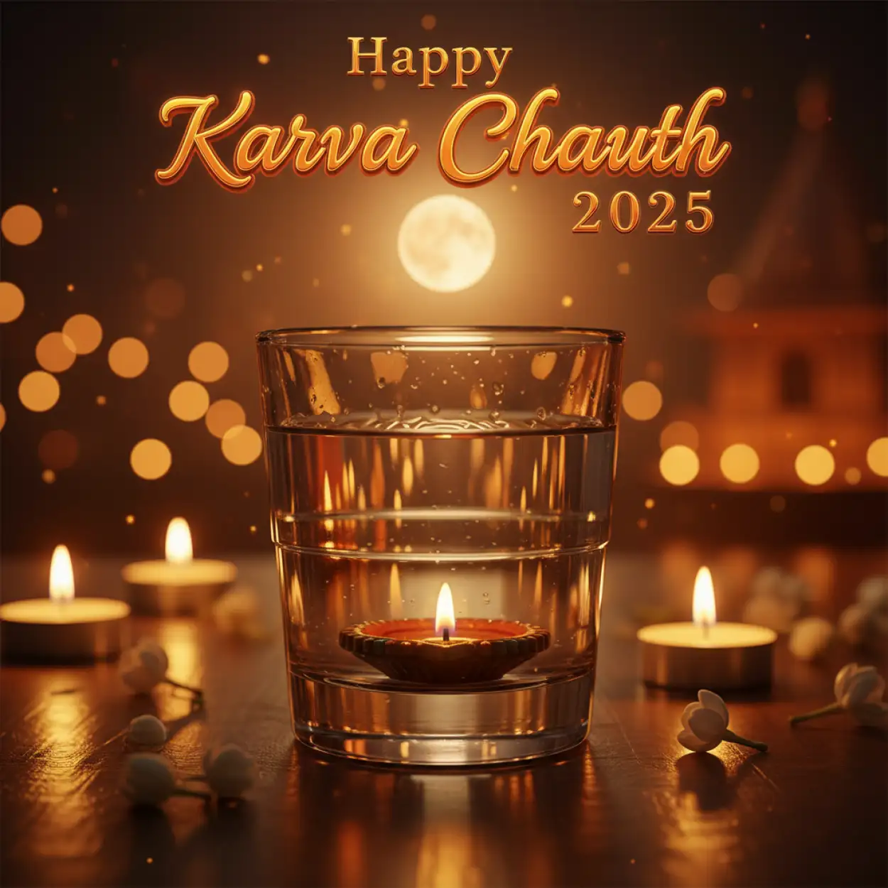 Free Download Karva Chauth 2025 Wishes With Love Quotes - High Quality Happy Karva Chauth 2025 Background