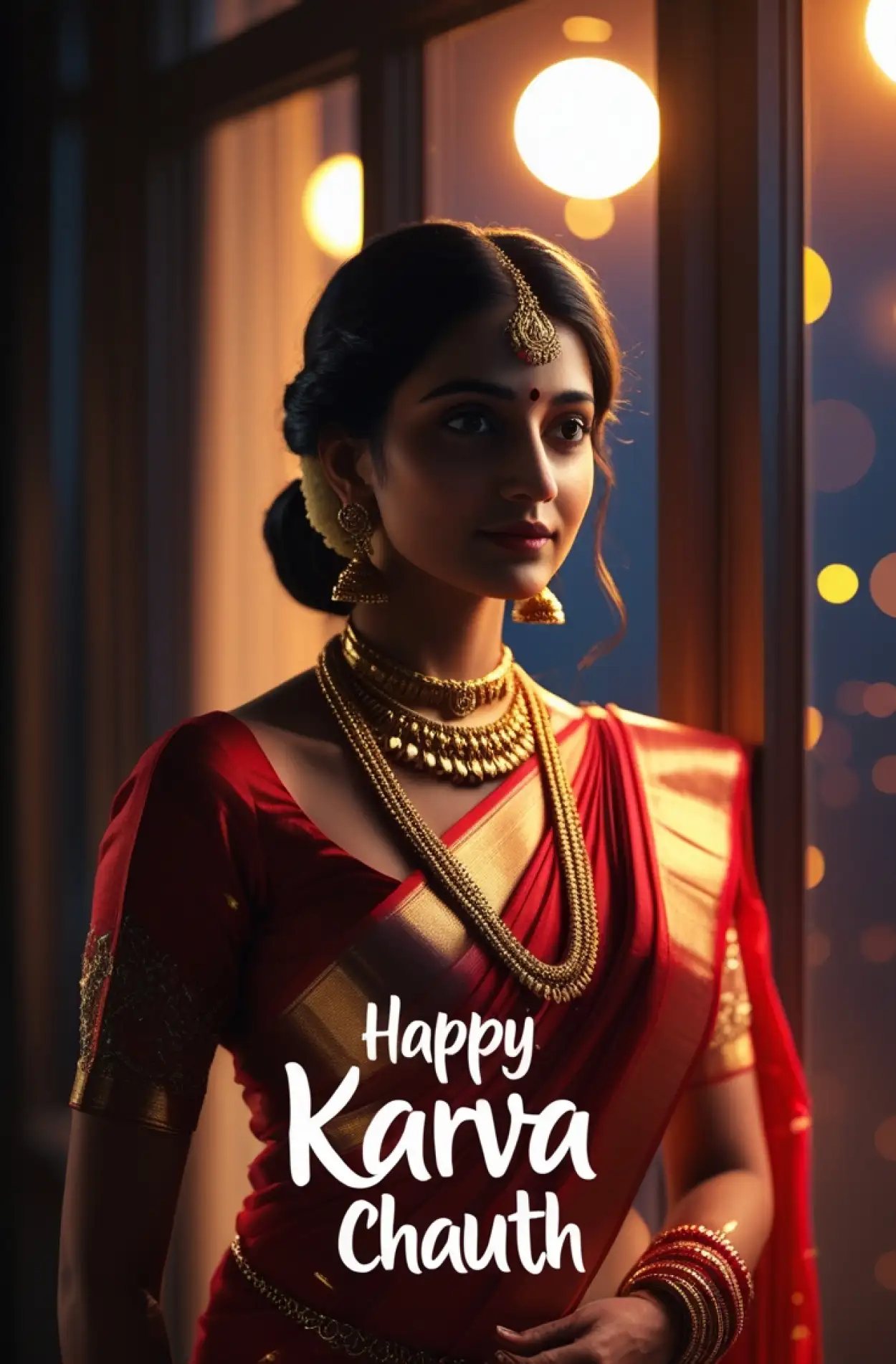 Free Download Karva Chauth Ai Generated Hd Image Ideas - High Quality Happy Karva Chauth Background