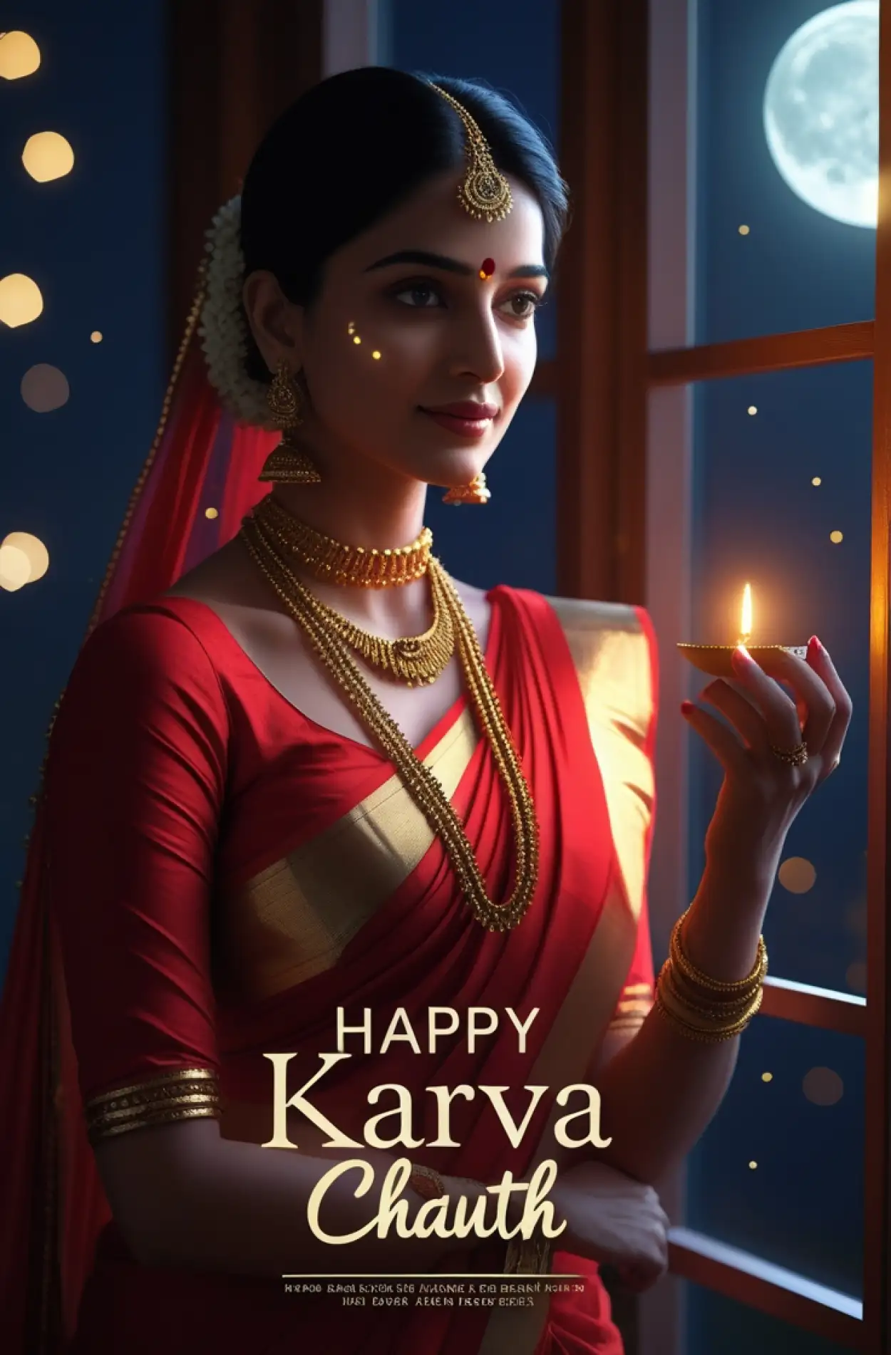 Free Download Karva Chauth Couple Reel Ideas Trending 2025 - High Quality Happy Karva Chauth Background