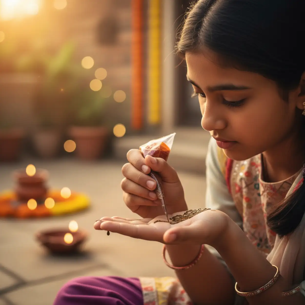 Free Download Karva Chauth Mehndi Design For Kids Hands - High Quality Karva Chauth Mehndi Design Background