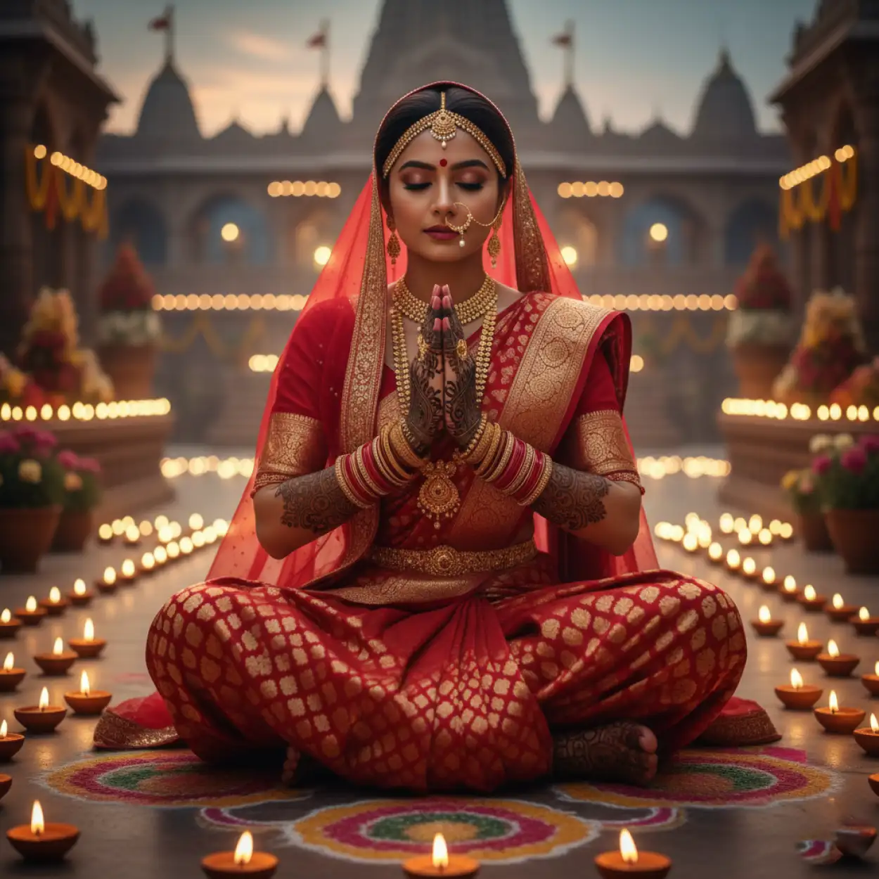 Free Download Karva Chauth Mehndi Design With Moon Motif - High Quality Karva Chauth Mehndi Design Background