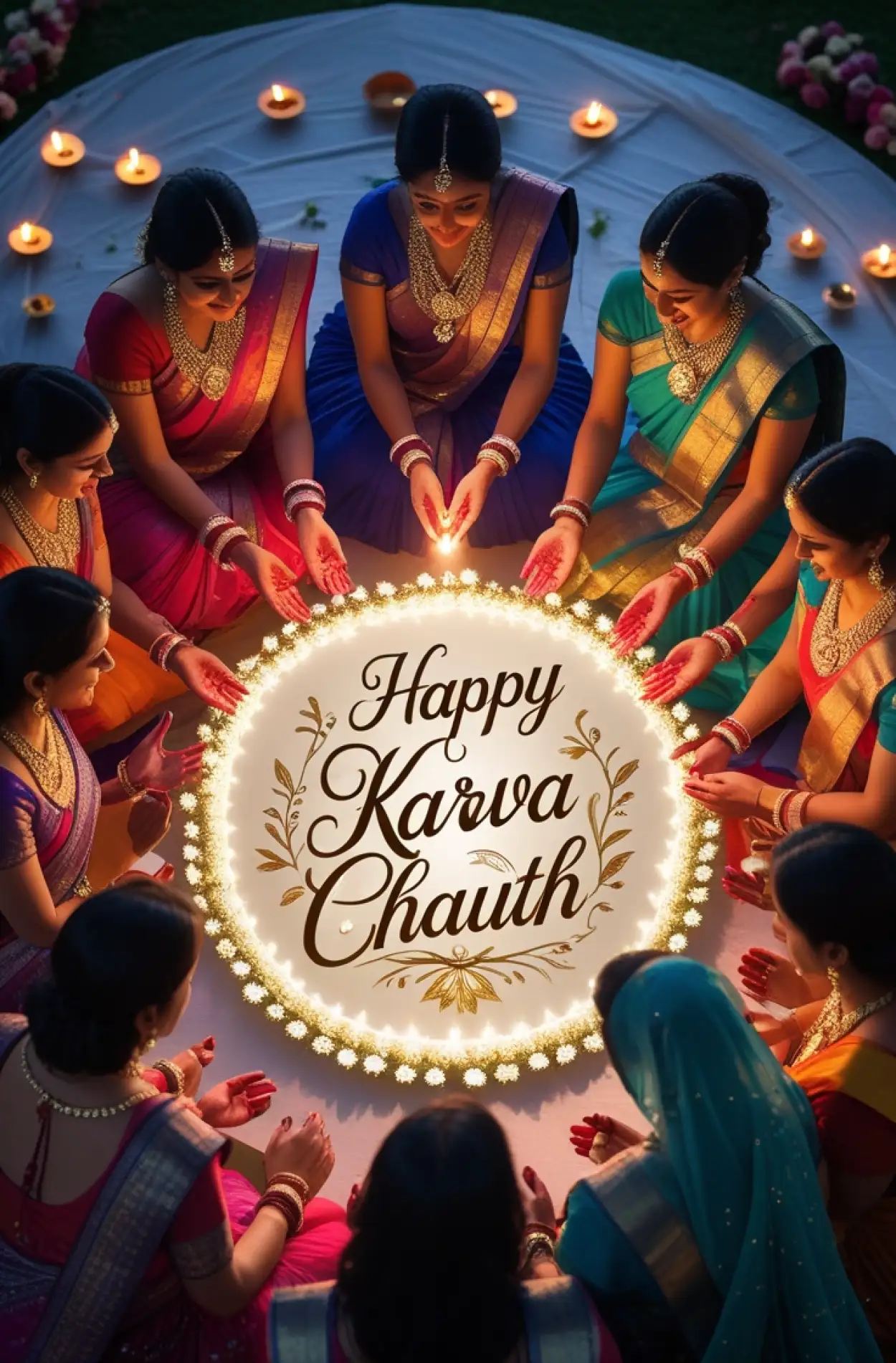 Free Download Karva Chauth Photo Frame Editing Background Hd - High Quality Happy Karva Chauth Background
