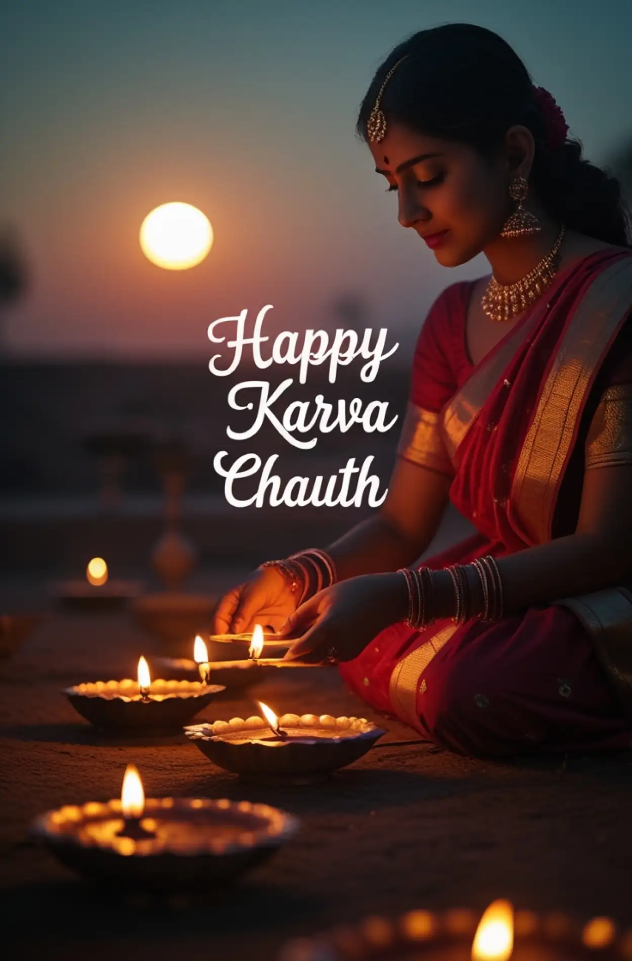 Free Download Karva Chauth Puja Thali Decoration Ideas With Image - High Quality Happy Karva Chauth Image