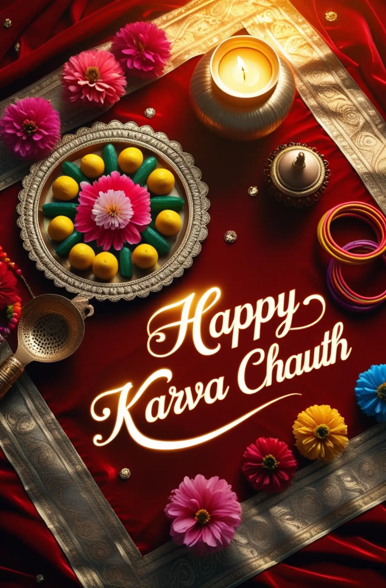 Karva Chauth Vrat Katha Scene Illustration Hd - Royalty Free Happy Karva Chauth Image | Pngmagic Free Download Karva Chauth Vrat Katha Scene Illustration Hd - High Quality Happy Karva Chauth Background