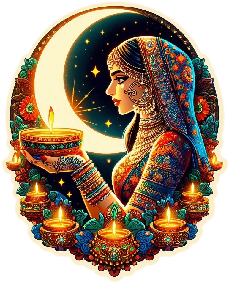 Karwa Chauth Festive Elements Png - Royalty Free Karwa Chauth Image | Pngmagic Free Download Karwa Chauth Festive Elements Png - High Quality Karwa Chauth PNG Image