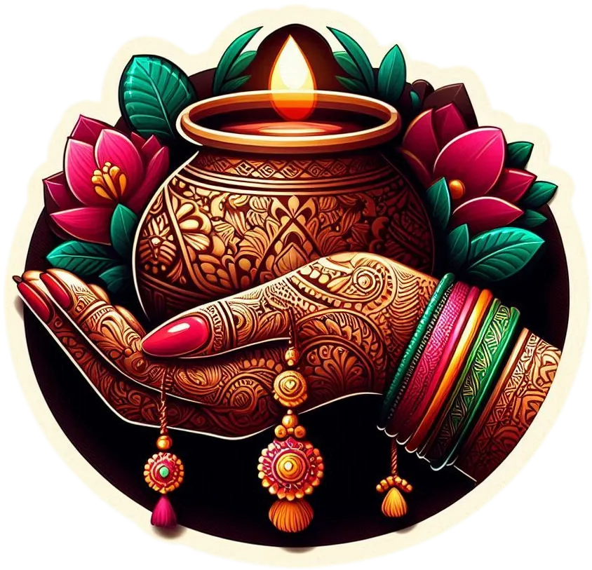Karwa Chauth Mehndi Ceremony Png - Royalty Free Karwa Chauth Image | Pngmagic Free Download Karwa Chauth Mehndi Ceremony Png - High Quality Karwa Chauth PNG Image