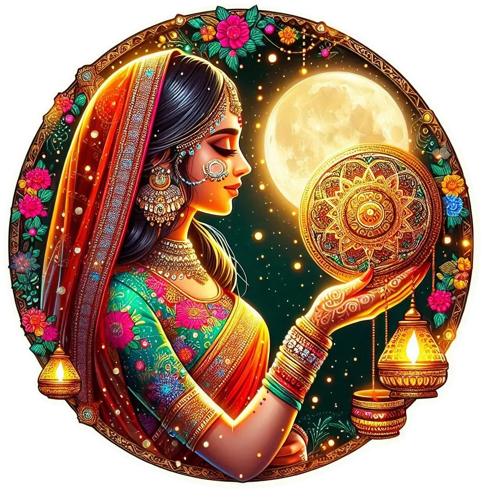 Karwa Chauth Special Saree Png - Royalty Free Karwa Chauth Image | Pngmagic Free Download Karwa Chauth Special Saree Png - High Quality Karwa Chauth PNG Image