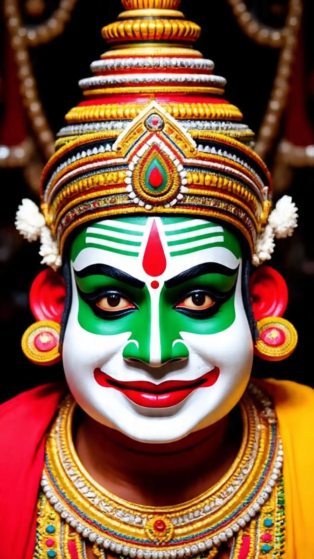 Free Download Kathakali Onam Background Hd - High Quality Onam Background Background