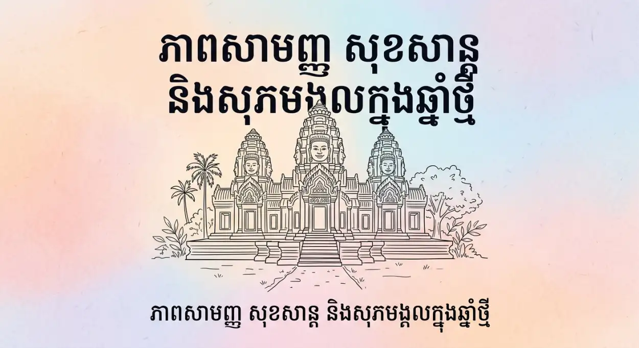 Free Download Khmer New Year Art Competition Poster - High Quality Khmer New Year Wishes Poster 2026 Image