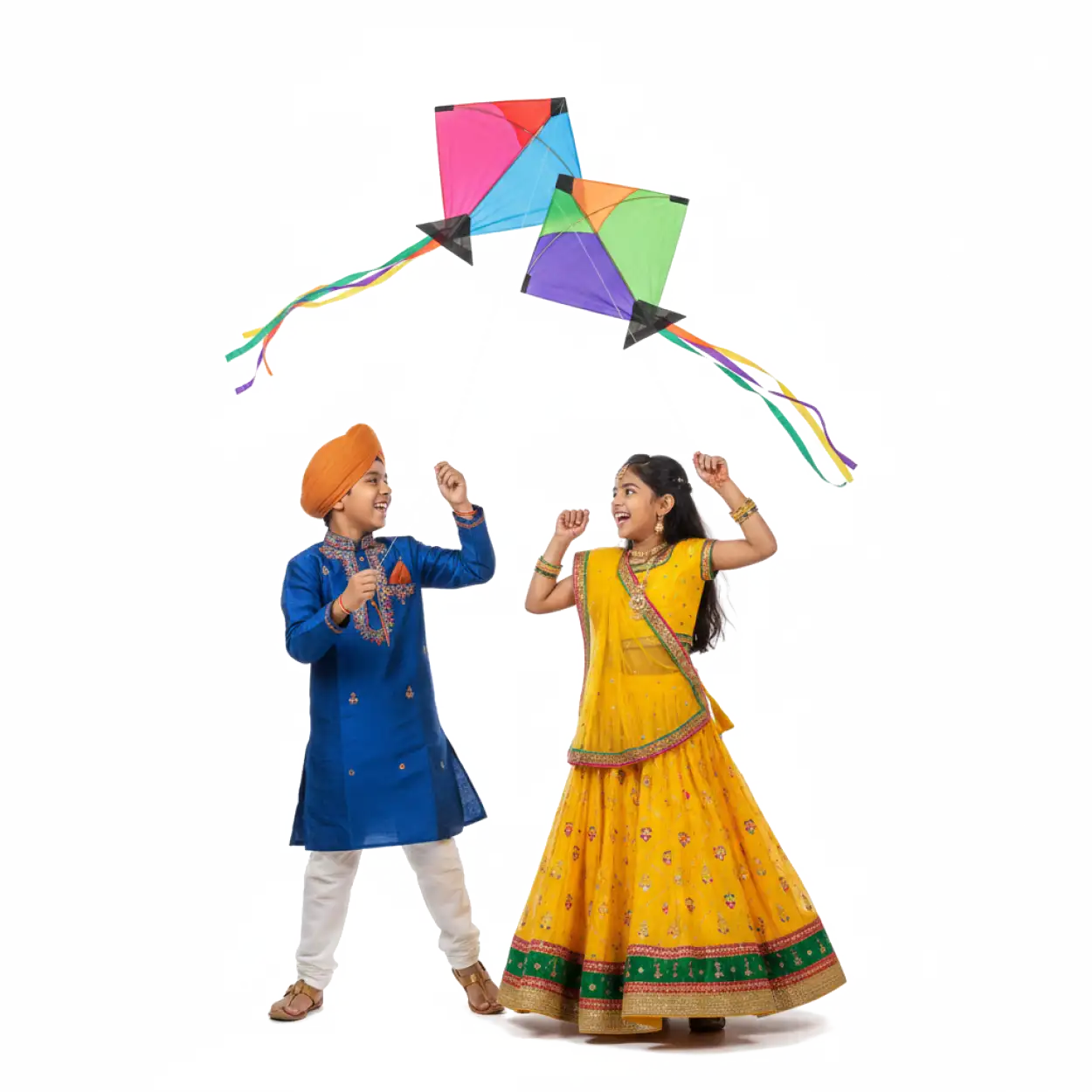 Free Download Kids Kite Flying Png Clipart - High Quality Kite Flying Png Transparent PNG