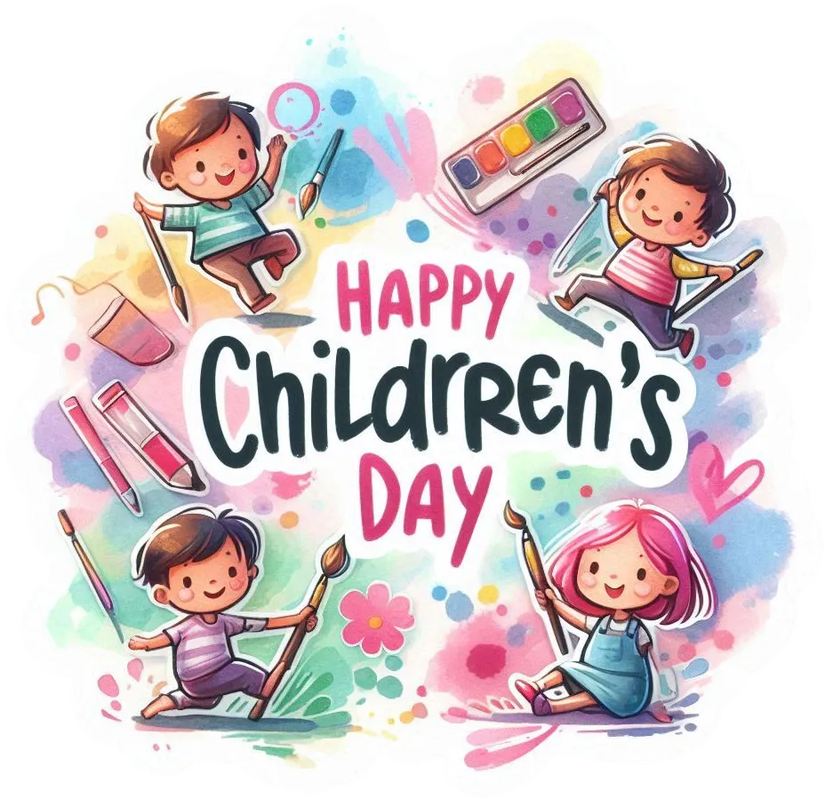 Kids-themed Happy Childrens Day Png - Royalty Free Childrens Day Image | Pngmagic Free Download Kids-themed Happy Childrens Day Png - High Quality Childrens Day PNG Image