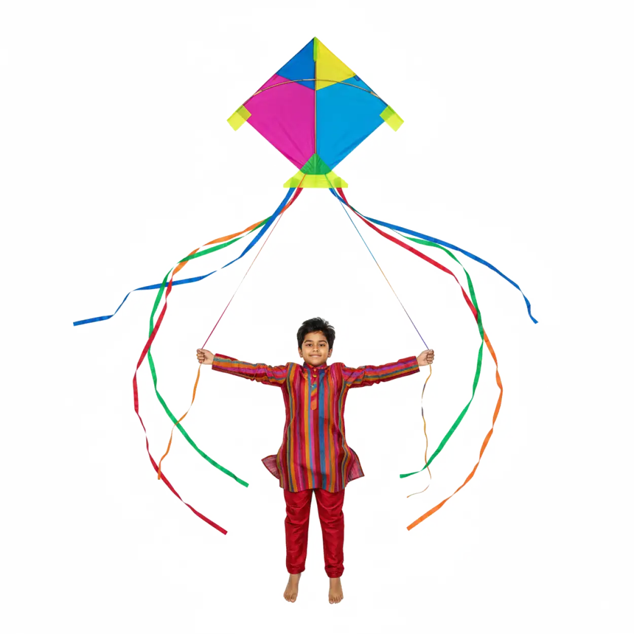 Free Download Kite Flying Cartoon Png - High Quality Kite Flying Png Transparent PNG