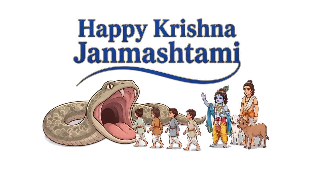 Free Download Krishna Bansuri Png For Janmashtami 2026 - High Quality Krishna Janmashtami Png 2026 Transparent PNG