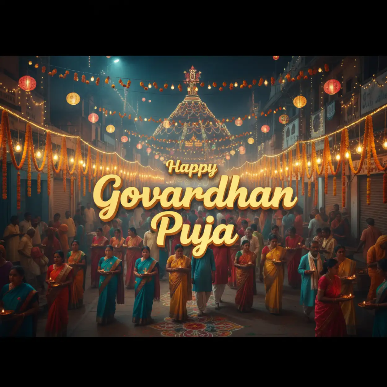 Krishna Idol With Backdrop Of Fireworks In Evening Sky - Royalty Free Happy Govardhan Puja 2025 Image | Pngmagic Free Download Krishna Idol With Backdrop Of Fireworks In Evening Sky - High Quality Happy Govardhan Puja 2025 Background