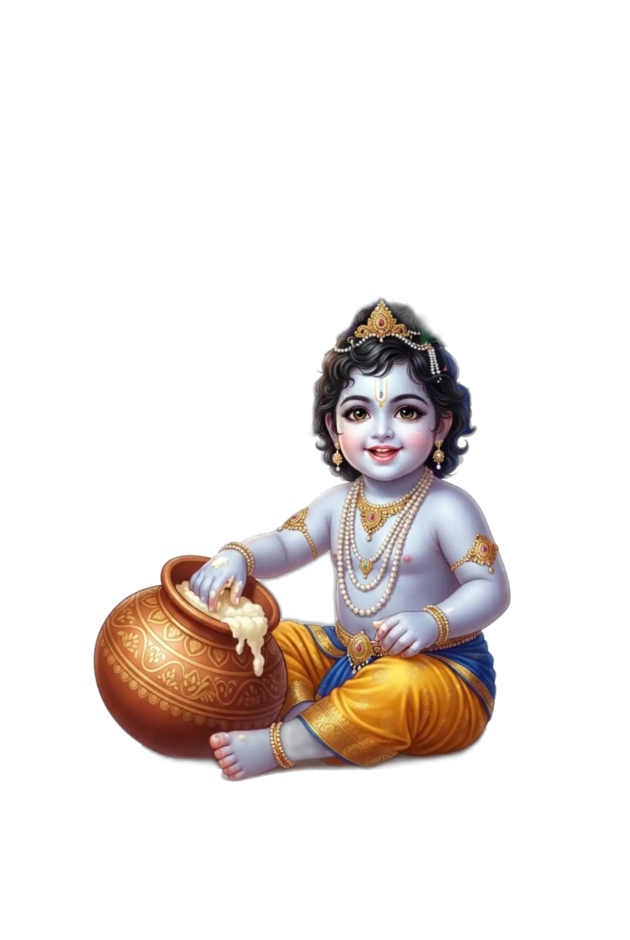Free Download Krishna Janmashtami 2026 Png Photo Transparent Background - High Quality Krishna Janmashtami Png 2026 Transparent PNG