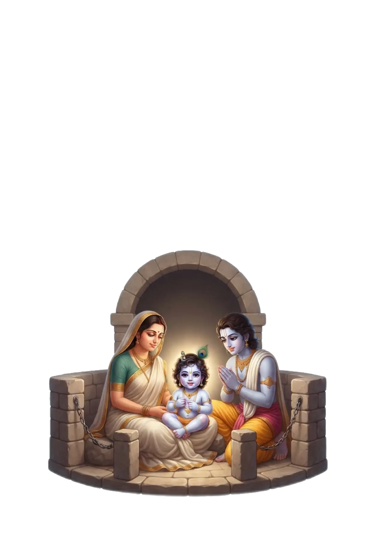 Free Download Krishna Janmashtami 2026 Transparent Png Images - High Quality Krishna Janmashtami Png 2026 Transparent PNG