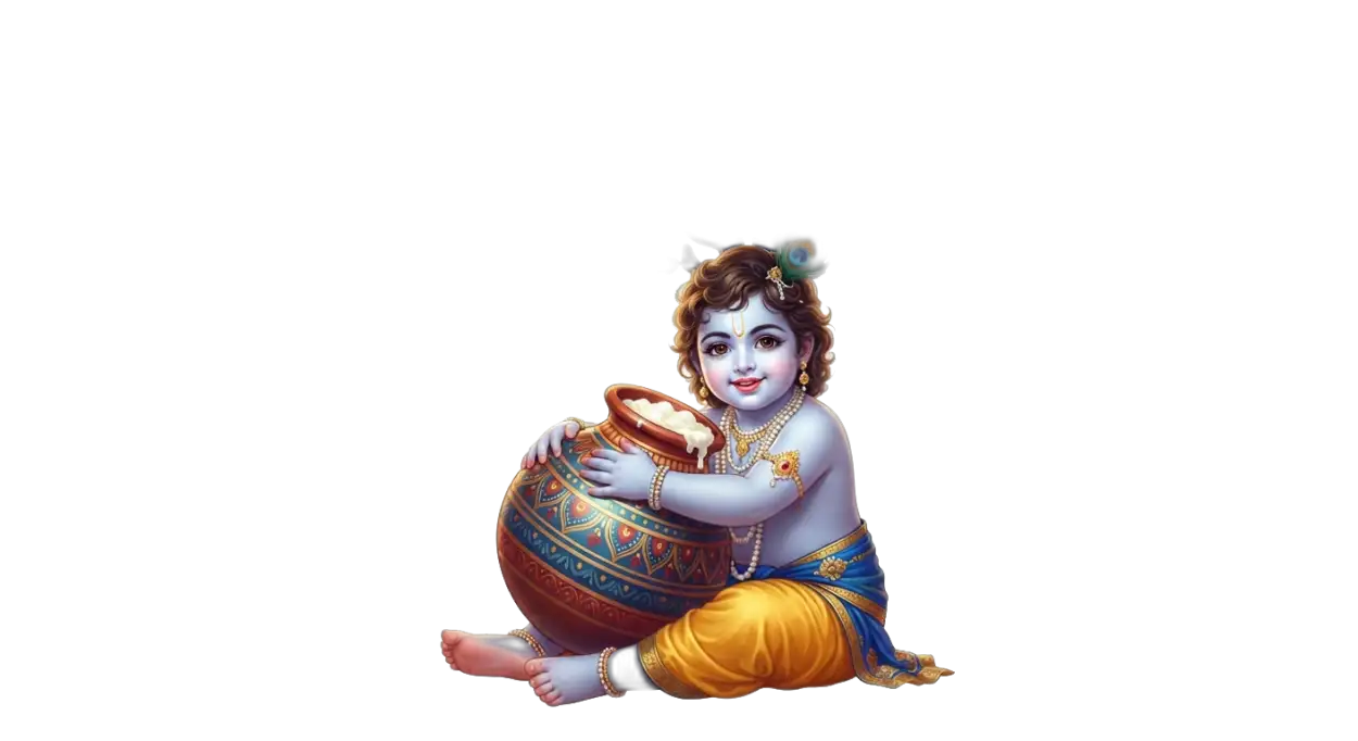 Free Download Krishna Janmashtami Png For Graphic Design 2026 - High Quality Krishna Janmashtami Png 2026 Transparent PNG