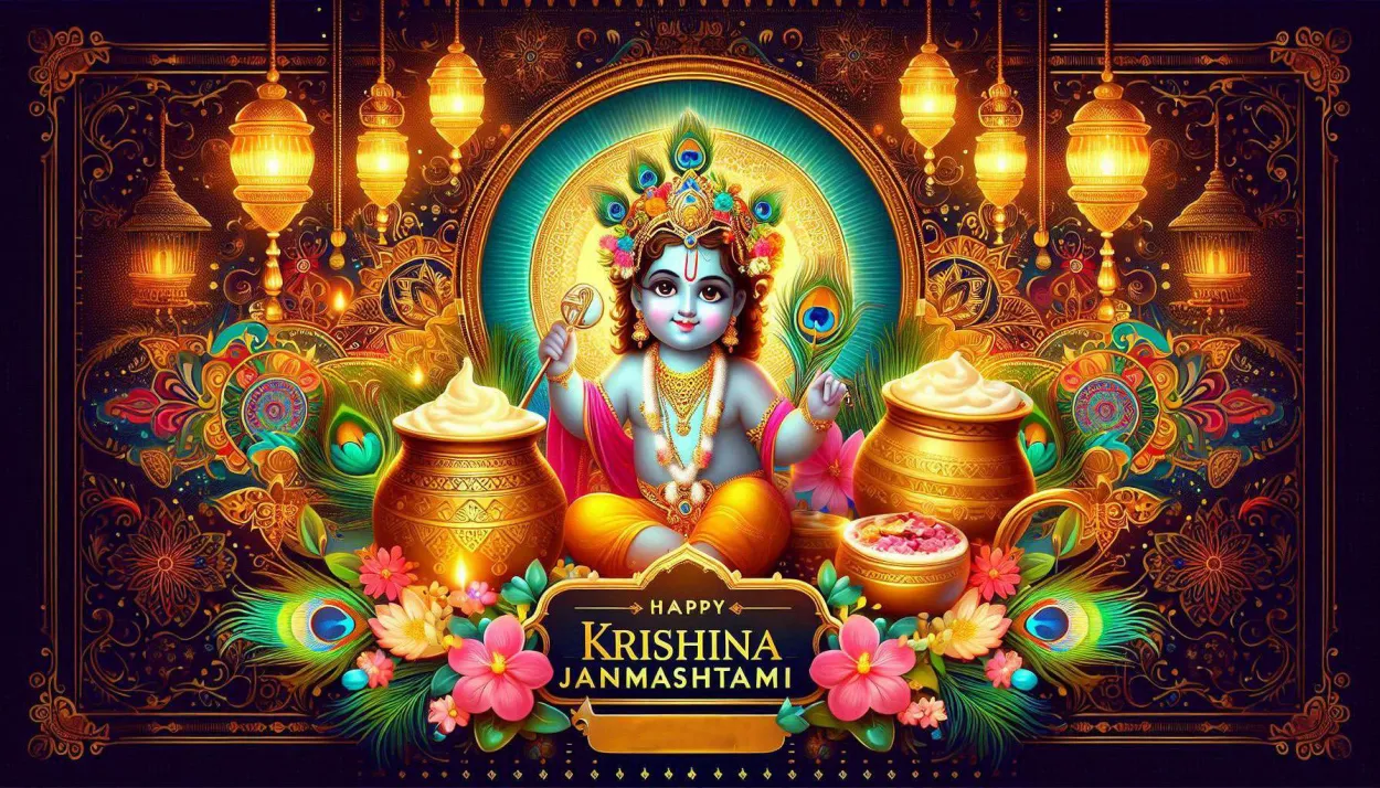 Krishna Janmashtami Wishes Images For Facebook And Instagram - Royalty Free Appy Krishna Janmashtami Image | Pngmagic Free Download Krishna Janmashtami Wishes Images For Facebook And Instagram - High Quality Appy Krishna Janmashtami Background
