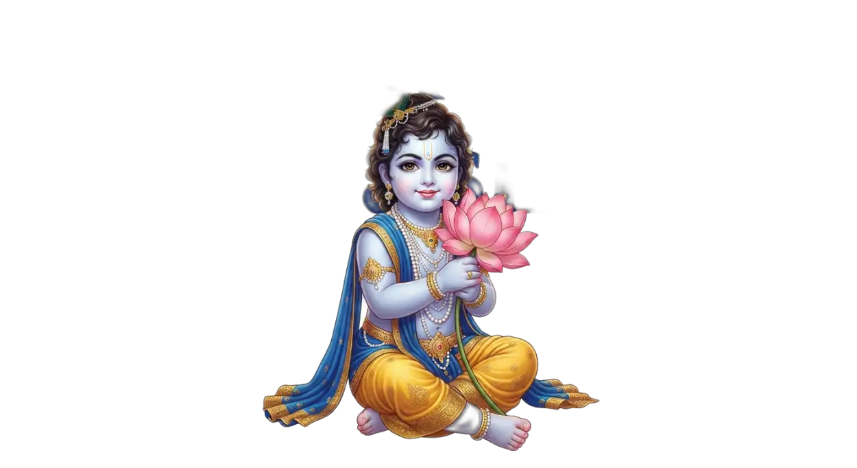 Free Download Krishna Janmashtami Wishes Png Transparent Background - High Quality Krishna Janmashtami Png 2026 Transparent PNG
