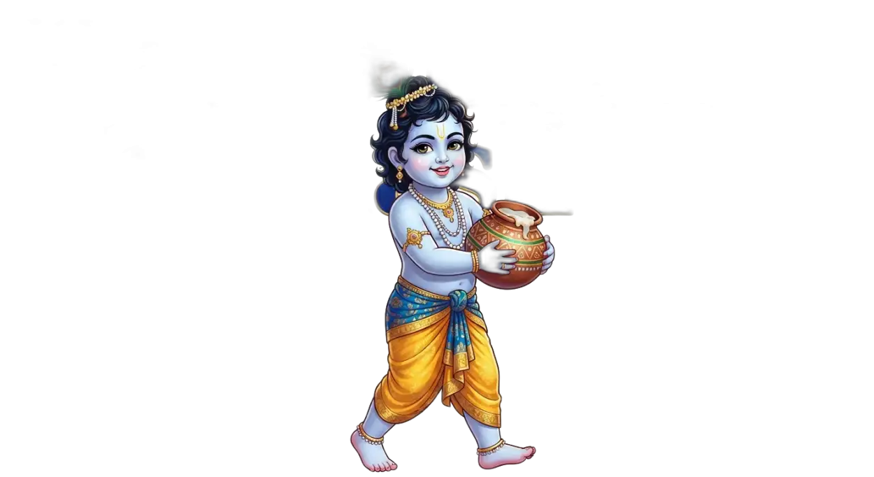 Free Download Krishna Mor Pankh Png Janmashtami 2026 - High Quality Krishna Janmashtami Png 2026 Transparent PNG