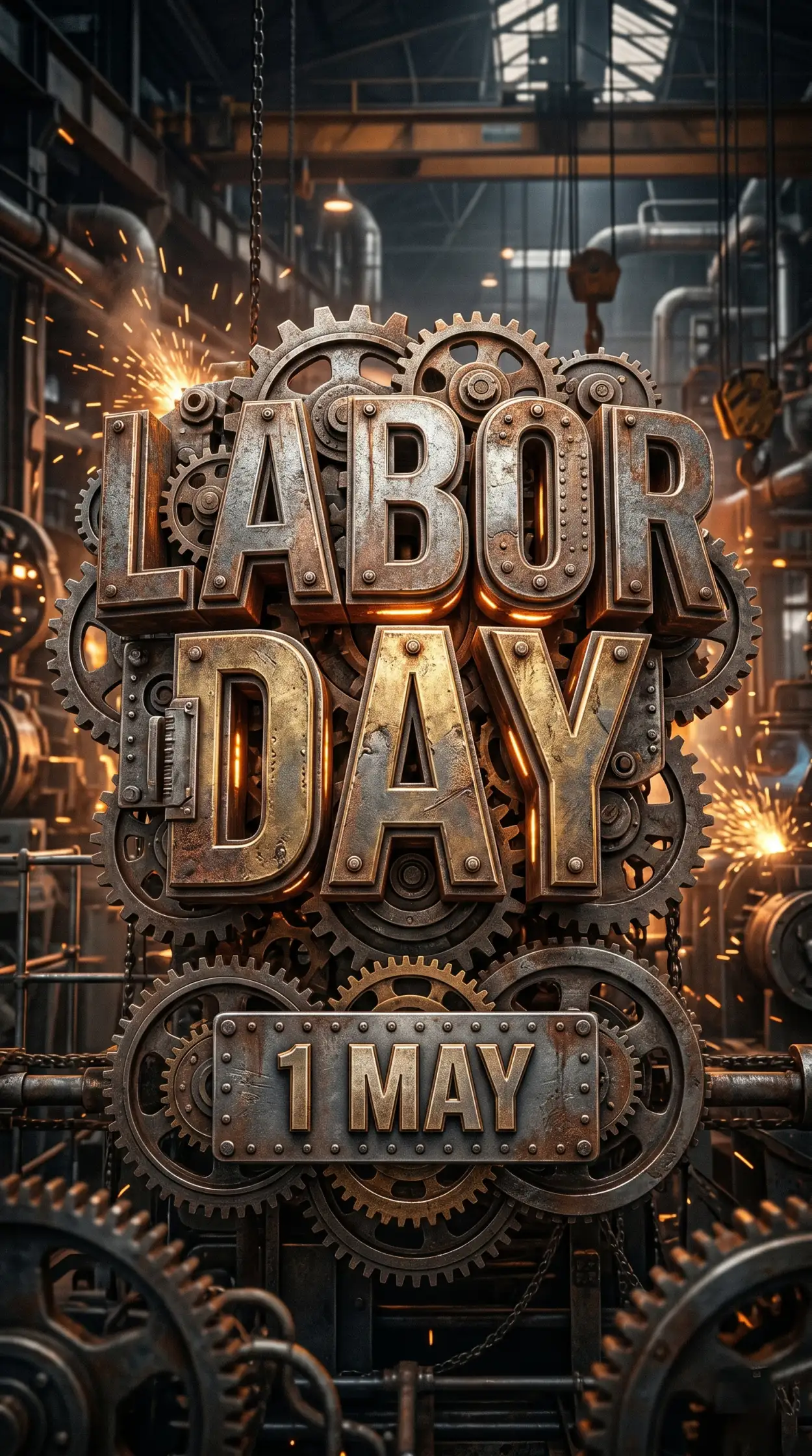 Free Download Labor Day Banner Psd Free - High Quality International Labor Day Wishes 2026 Image