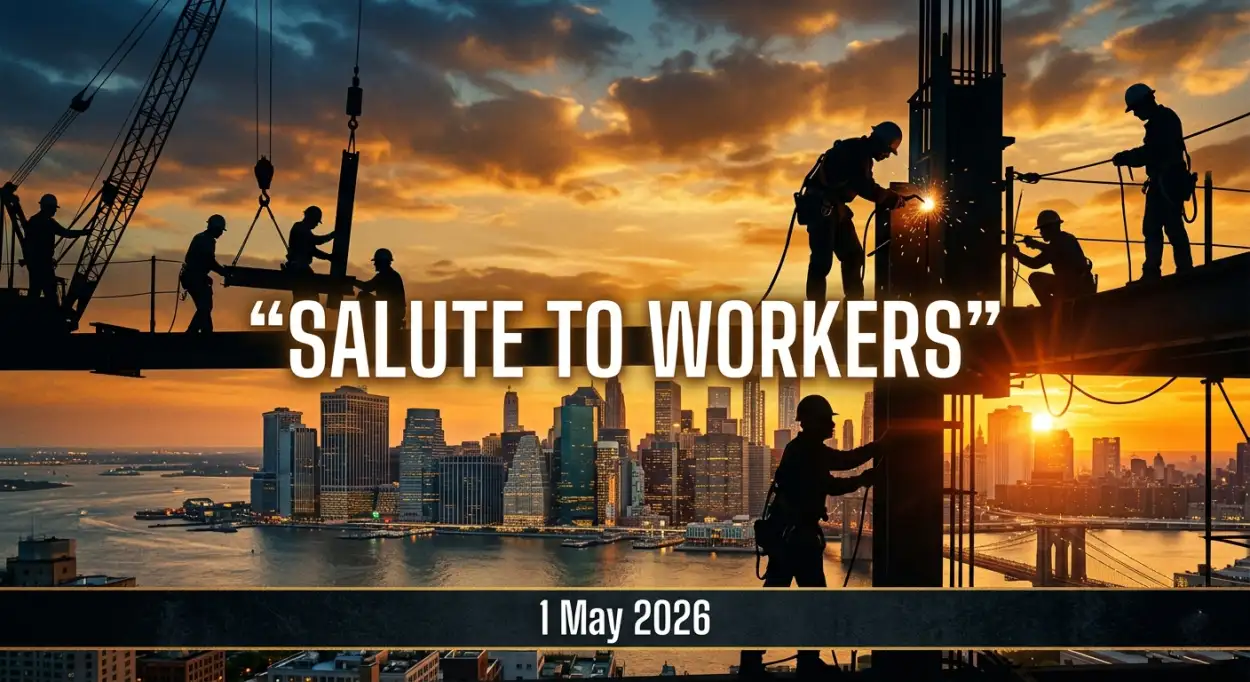 Free Download Labour Day 2026 Tribute Images For Workers Hd Quality - High Quality International Workers Day 2026 Wishes Image