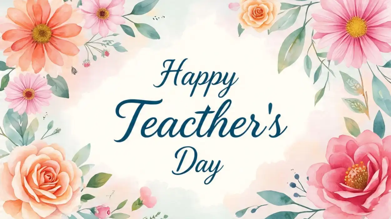 Free Download Latest Happy Teachers Day Wallpaper For WhatsApp Status - High Quality Happy Teachers Day Background