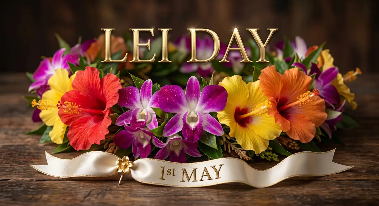 Free Download Lei Day 2026 Decorative Floral Png - High Quality Lei Day 2026 Transparent PNG