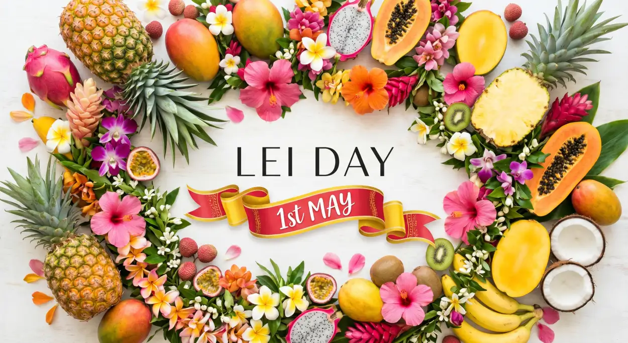 Free Download Lei Day 2026 Editable Design Template - High Quality Lei Day 2026 Image