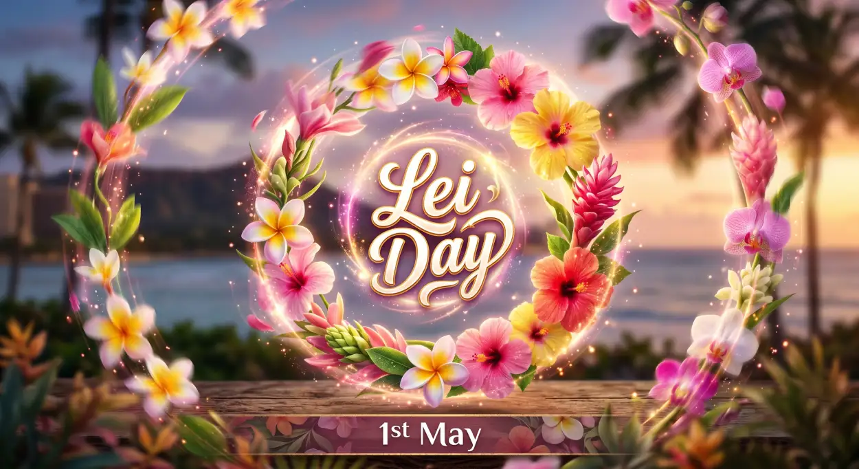 Free Download Lei Day 2026 Editable Psd Templates - High Quality Lei Day 2026 Image