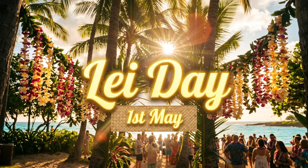Free Download Lei Day 2026 Event Banner Ideas - High Quality Lei Day 2026 Image