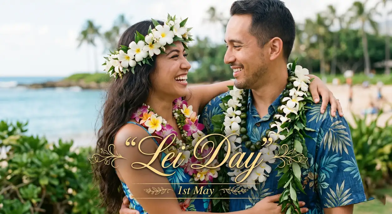 Free Download Lei Day 2026 Hd Floral Background - High Quality Lei Day 2026 Background Image