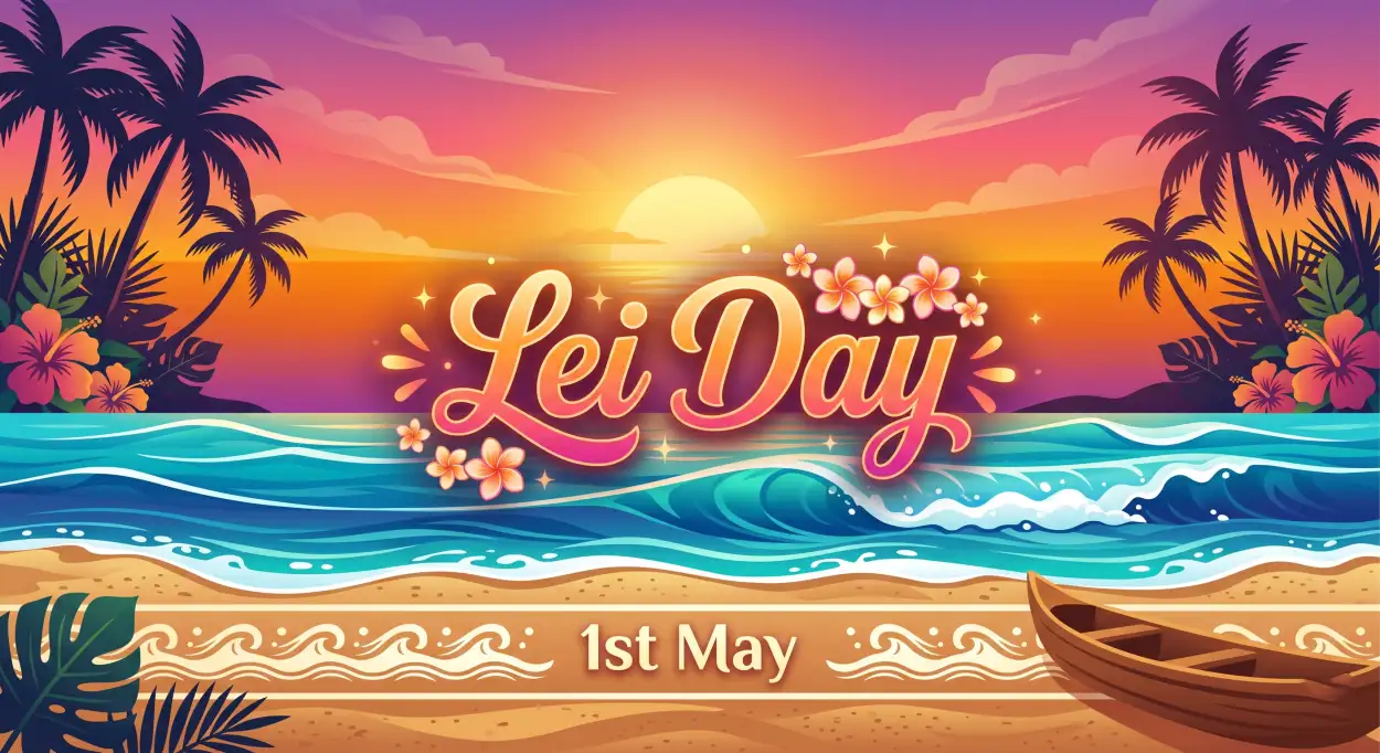 Free Download Lei Day 2026 Vector Illustrations Free - High Quality Lei Day 2026 Image