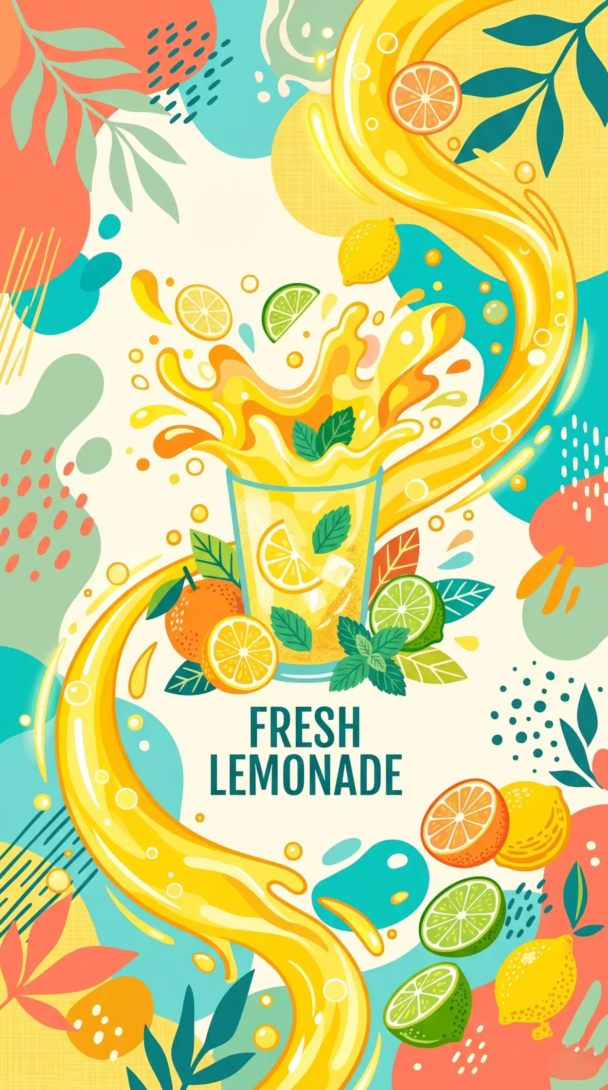 Free Download Lemonade Fresh Fruit Background - High Quality Lemon Juice Background Background Image