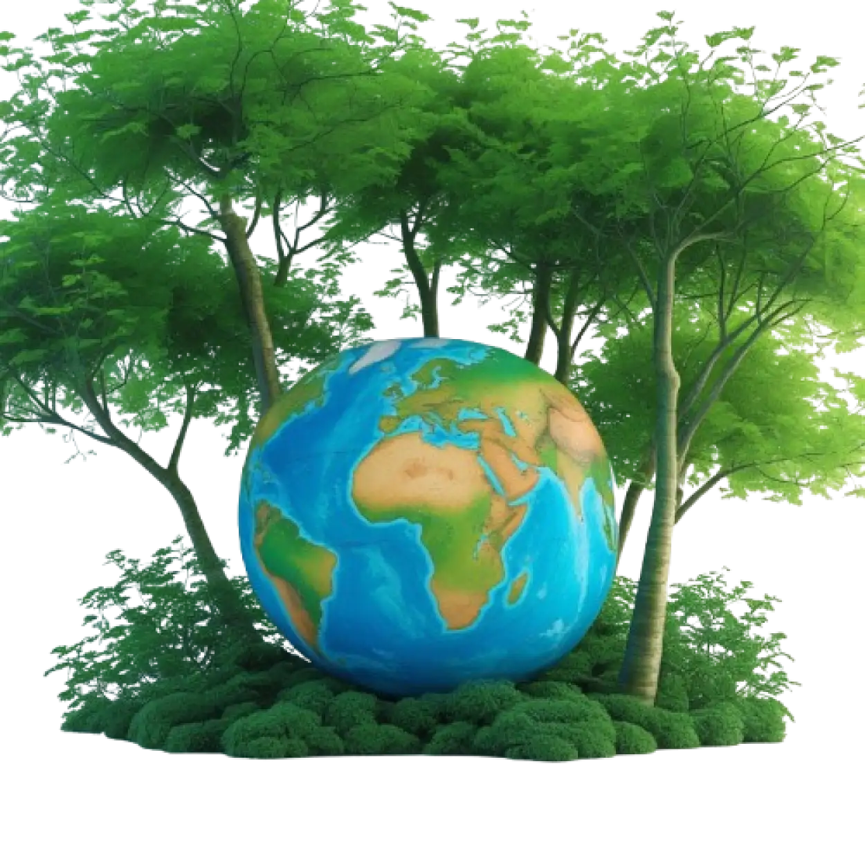 Save Earth With Green Trees PNG Image - Royalty Free Earth With Trees Png Image | Pngmagic Free Download Save Earth With Green Trees PNG Image - High Quality Earth With Trees Png PNG Image