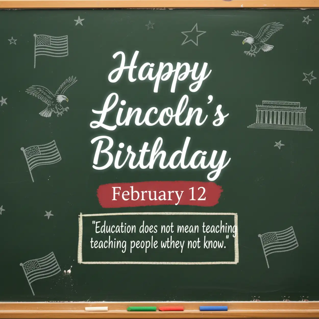 Free Download Lincolns Birthday Classroom Speech - High Quality Happy Lincolns Birthday Background