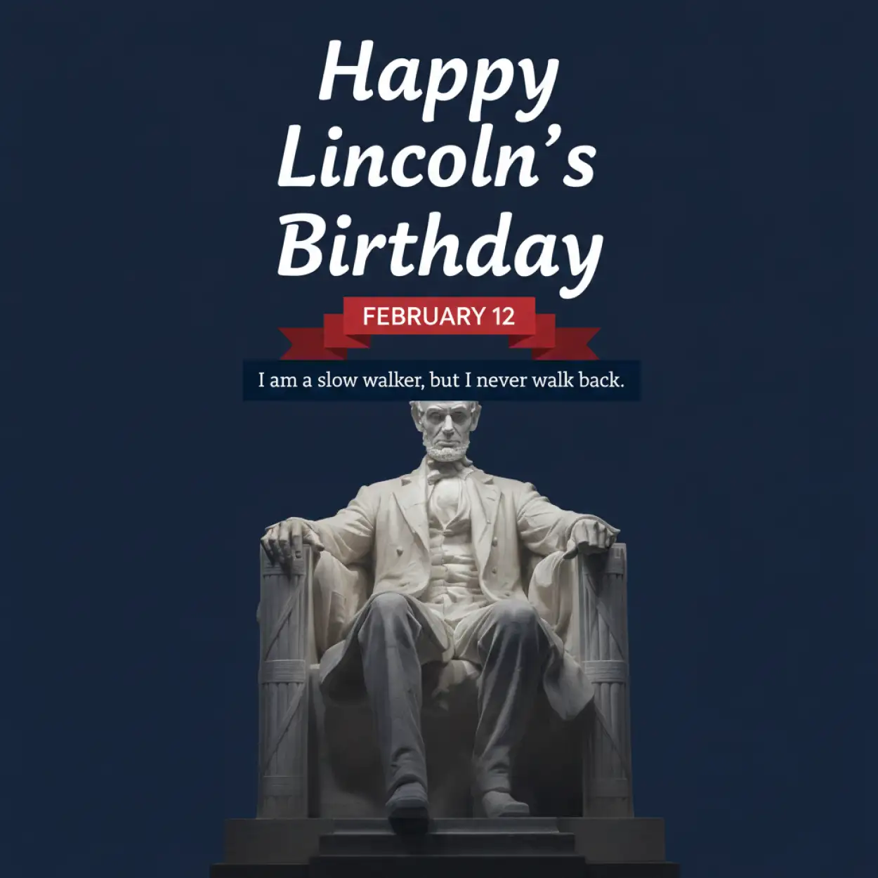 Free Download Lincolns Birthday Commemorative Design - High Quality Happy Lincolns Birthday Background