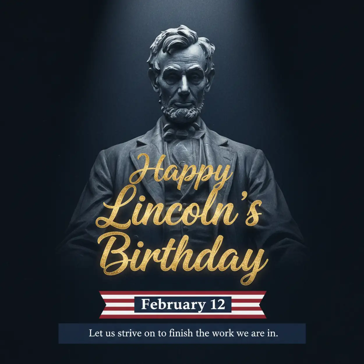 Free Download Lincolns Birthday Commemorative Images - High Quality Happy Lincolns Birthday Background