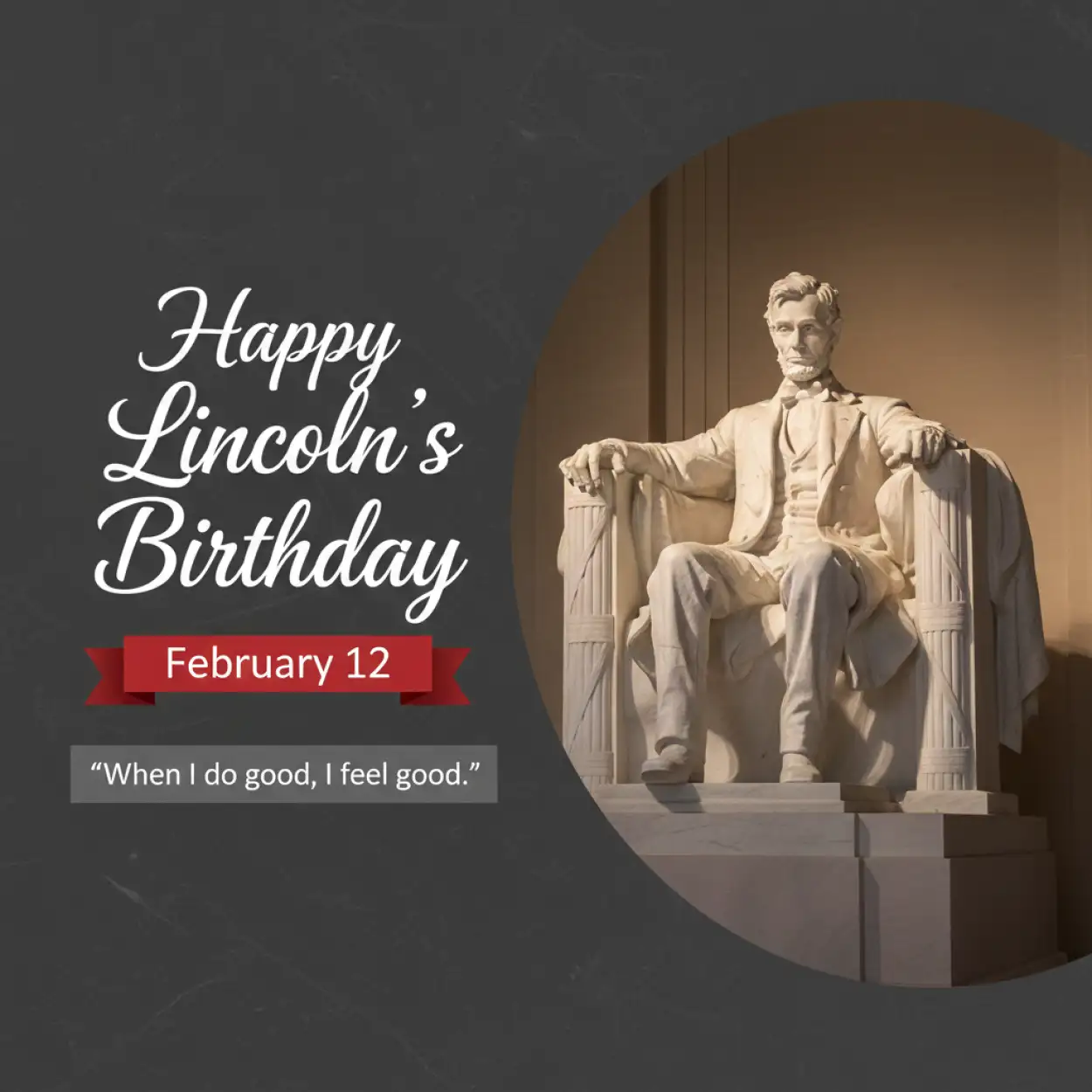 Free Download Lincolns Birthday Facebook Cover Photo - High Quality Happy Lincolns Birthday Background