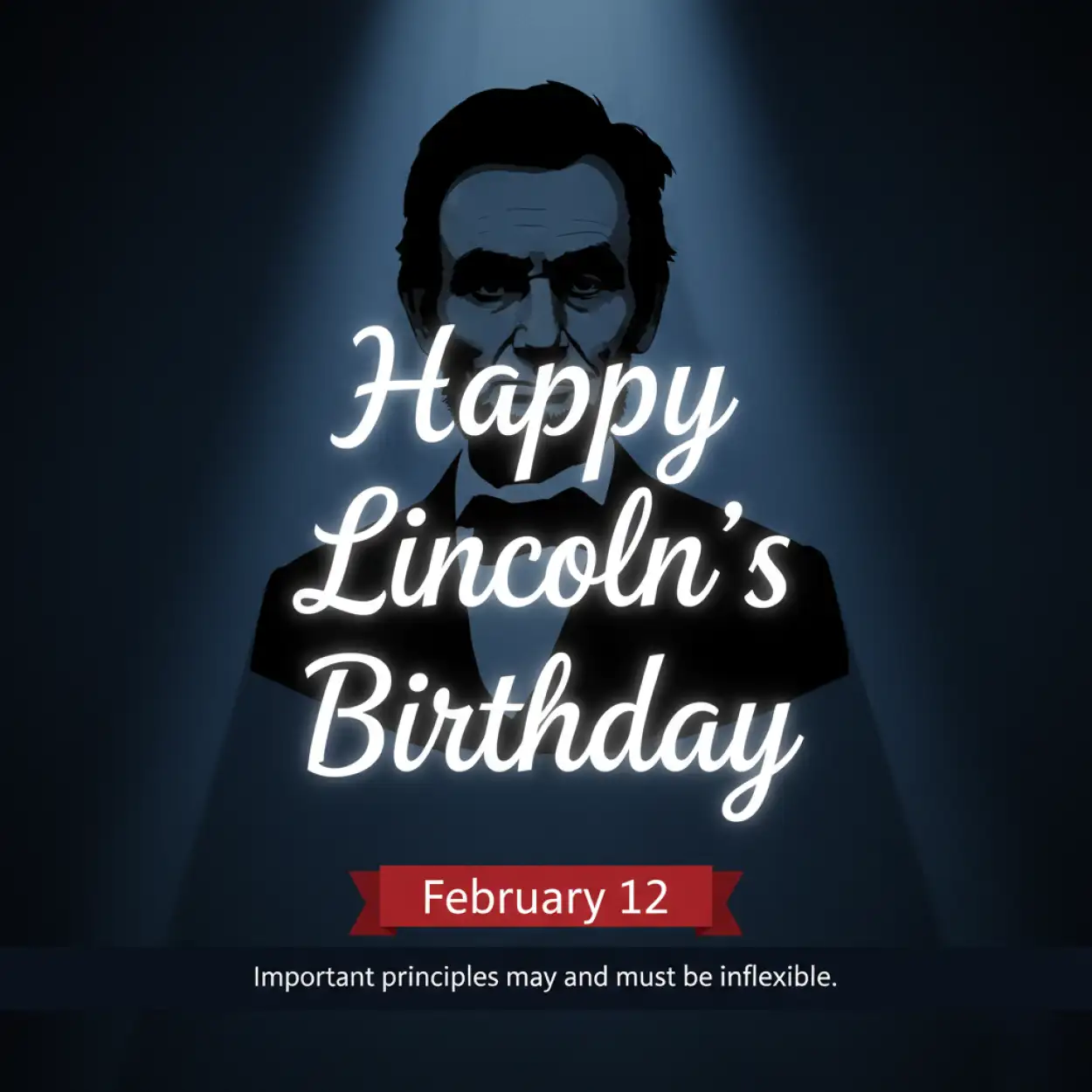 Free Download Lincolns Birthday Printable Poster - High Quality Happy Lincolns Birthday Background